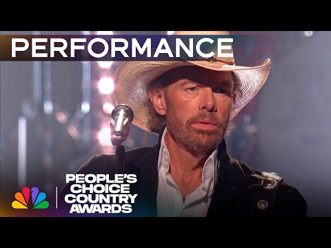 Toby Keith Performs &quot;Don’t Let the Old Man In&quot; at the 2023 People&#039;s Choice Country Awards | NBC