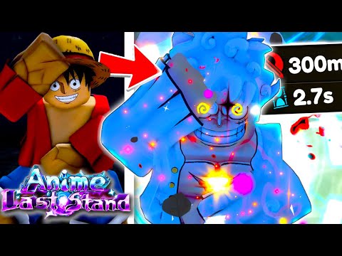 Evolving Luffy Into GODLY GEAR 5 On Roblox Anime Last Stand!