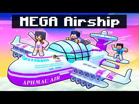 The World&#039;s BIGGEST AIRSHIP in Minecraft!
