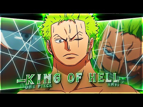 One Piece Zoro &quot;King of Hell&quot; - Gangsta&#039;s Paradise [AMV/Edit]