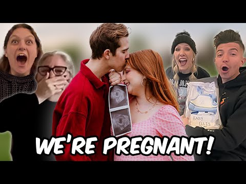 Telling My Family &amp; Friends We’re PREGNANT!