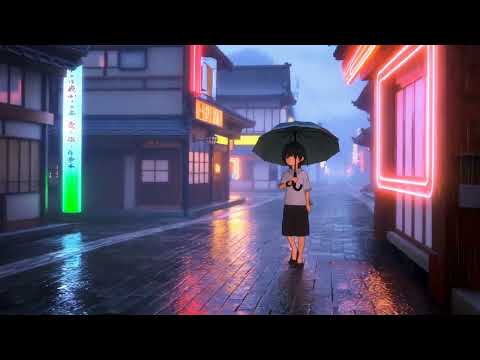 Anime City Rain 🌧️🎞️ – LoFi That Feels Like a Late-Night Walk in Japan