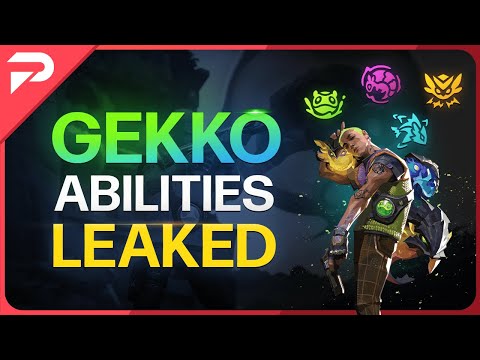 NEW AGENT &quot;GEKKO&quot; ALL ABILITIES REVEALED - VALORANT Episode 6 Act 2