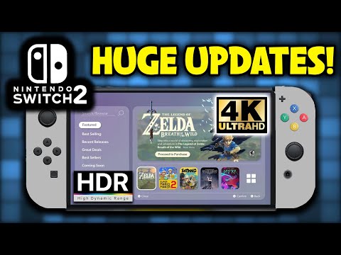 BIG Nintendo Switch 2 Updates! Enhanced Games, Nintendoflix, Screen Technology, &amp; More!