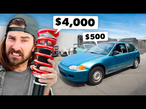 We Put $4000 Suspension on our $500 Civic