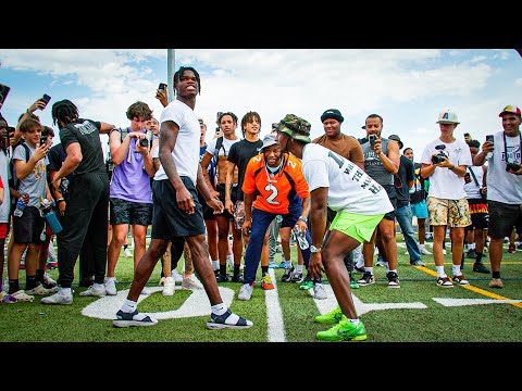 TRAVIS HUNTER LINED UP AGAINST ME! (Denver 1on1s for $10k)