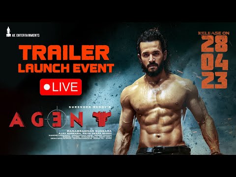 Agent Trailer Launch Event LIVE 🛑 | Akhil Akkineni | Mammootty | Surender Reddy | Anil Sunkara