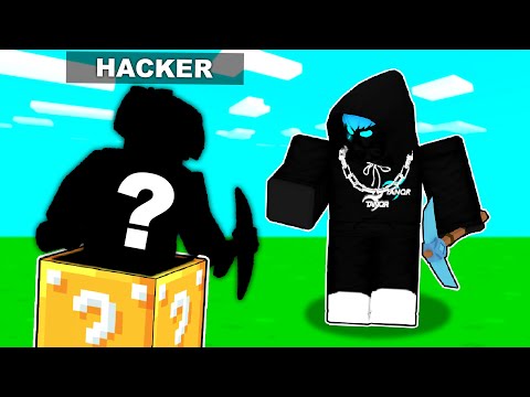RANDOM teammate secretly HACKED in Roblox Bedwars, So I Banned Him..