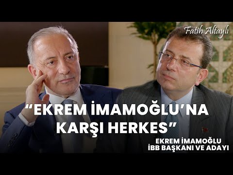 &quot;Murat Kurum talimat gelmeden kalem oynatamaz!&quot; İBB Başkanı ve Adayı Ekrem İmamoğlu &amp; Fatih Altaylı