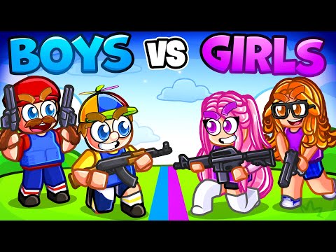 Boys vs Girls Roblox Rivals!