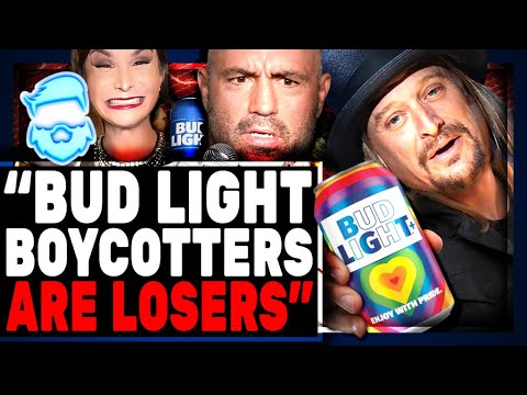 Joe Rogan Calls Fans LOSERS For Bud Light Boycott &amp; Kid Rock Agrees &amp; They Both Get ROASTED!