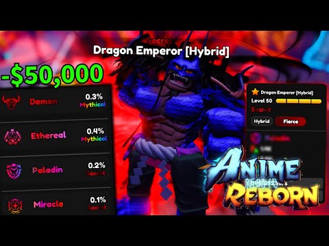 What i Got Spending over $50,000 On Trait Rerolls in Anime Reborn... INSANE LUCK!