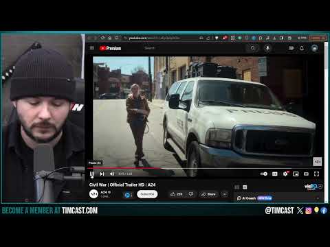 Tim Pool REACTS To New CIVIL WAR Movie Trailer, 2024 Film Shows 2nd US CIVIL WAR
