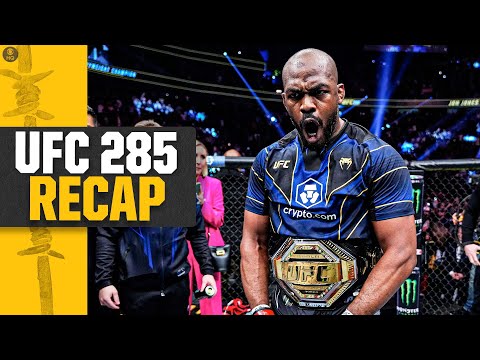 Jon Jones DEFEATS Ciryl Gane Via First-Round Submission To Win Heavyweight Title I UFC 285 RECAP