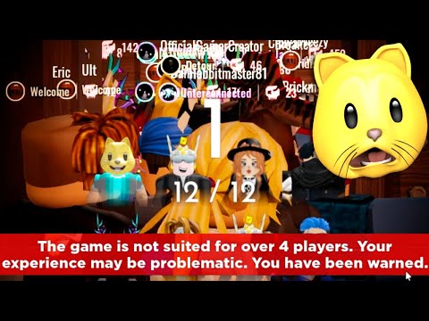 I BEAT ROBLOX DOORS WITH 12 PLAYERS AND RUINED THE END CUTSCENE!