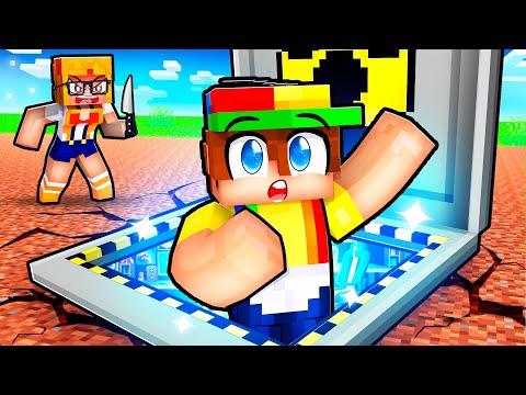 I Built a SECRET BUNKER to Hide From CRAZY FAN GIRL in Minecraft!