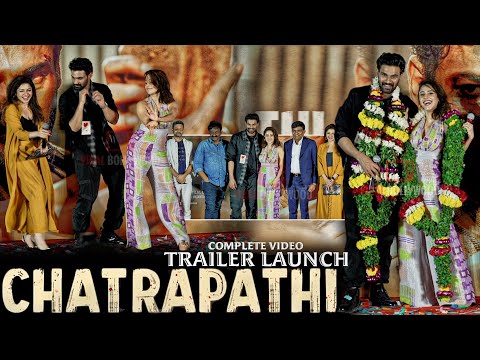 UNCUT - Chatrapathi Official Trailer Launch | Bellamkonda Sai Sreenivas, Nushrat Bharucha, Bhagyas..