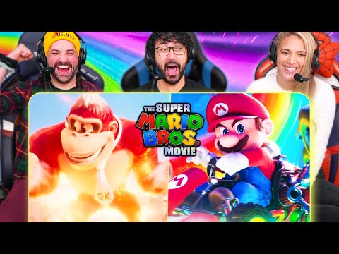 SUPER MARIO BROS MOVIE FINAL TRAILER REACTION!! Mario Kart | Donkey Kong | Nintendo 2023 Official