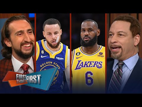 Lakers take 3-1 lead over Warriors, LeBron shines &amp; Steph struggles late | NBA | FIRST THINGS FIRST