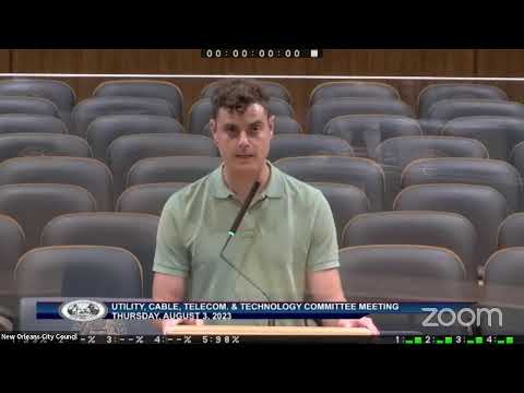 Utility, Cable, Telecom &amp; Technology Committee Meeting 8/3/2023