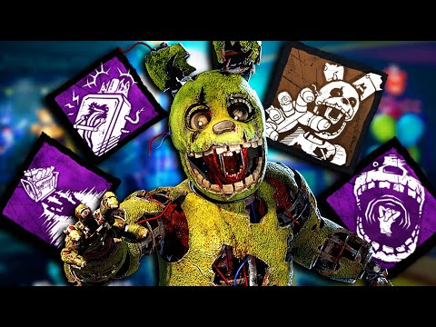 New Killer &quot;THE ANIMATRONIC&quot; Perks, Power &amp; Lore Reveal! | DBD &quot;SPRINGTRAP&quot; Official Early Breakdown