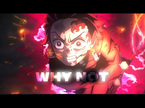 「Why Not😈🖤」Tanjiro unlocks Red sword 「AMV/EDIT」