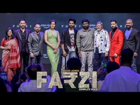 FARZI | Official Trailer Launch | COMPLETE VIDEO | Shahid Kapoor, Vijay Sethupathi, Raashii Khanna