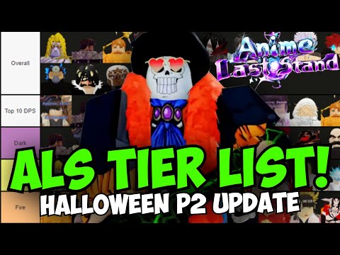 New ALS Official Tier List! (Best Units in Anime Last Stand) Ft. Brook EVO , Nightmare Luffy