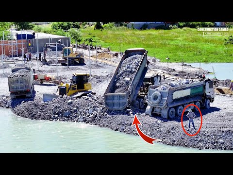 Part 497| Experience Side Foundation Repair Road With Technology Skills Operator Bulldozer SHANTUI