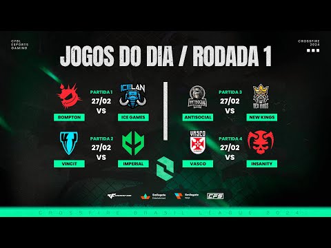 CFBL 2024 - 1ª Temporada - Primeira Rodada | CrossFire CF