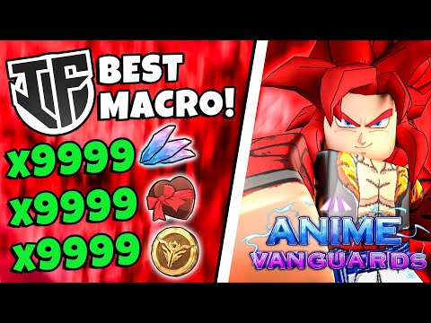 The BEST Macro For Anime Vanguards! (Infinite Trait Rerolls!)