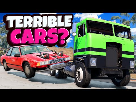 The WORST Cars Are Actually Fun For Police Chases in BeamNG Drive Mods?!