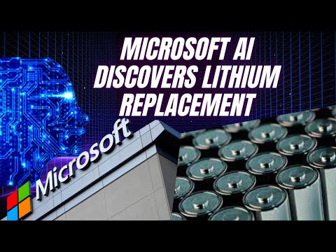 Microsoft AI analysed 33 million candidates to find material to replace lithium