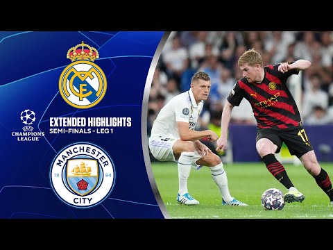 Real Madrid vs. Man. City: Extended Highlights | UCL Semi-Finals - Leg 1 | CBS Sports Golazo