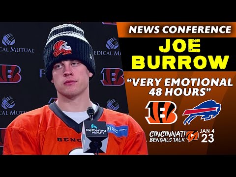 Joe Burrow on Damar Hamlin, Thoughts on Bengals-Bills Rescheduling, Facing the Ravens and more