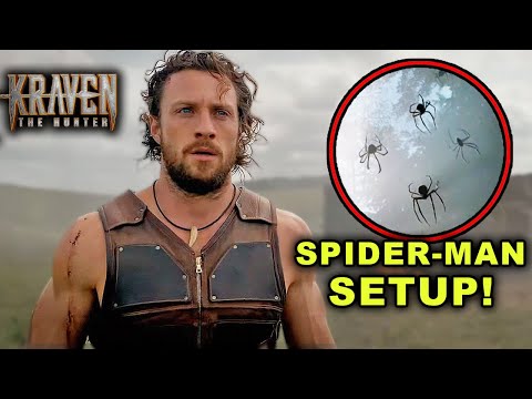 KRAVEN THE HUNTER OFFICIAL TRAILER BREAKDOWN! SPIDER MAN EASTER EGG &amp; Villain Explained!