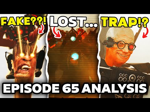 FAKE G MAN? TITANS LOSE!? - Episode 65 SKIBIDI TOILET ALL Easter Egg Analysis Theory