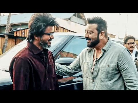 LEO🔥 Thalapathy Vijay Welcomes Sanjay Dutt Video - Kashmir Shooting | Lokesh | Trisha Thalapathy 67