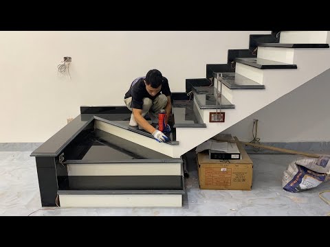 Technology &amp; Technical Construction Stairs Stone Granite | Complete Stair Step By Step