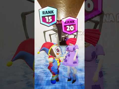 OHIO Little Pomni VS Ragatha 6974 Rank Battle in BACKROOM Level 2 Waterpark Final Catnap Reverse Ver