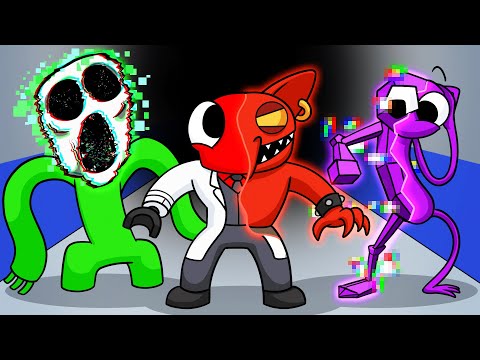 RAINBOW FRIENDS Become DOORS?! (Cartoon Animation)