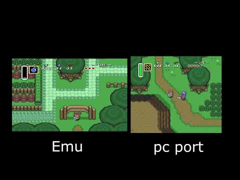 Snesrev&#039;s Zelda 3 PC Port vs Emulation