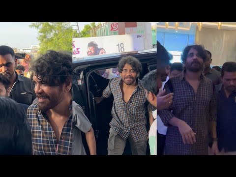 King Nagarjuna Snapped at Mr Pregnant Movie Trailer launch | Tolly Films