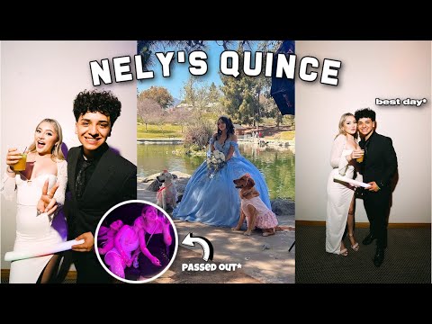 NELY&#039;S QUINCEANERA VLOG + GRWM | party bus, day after, dance