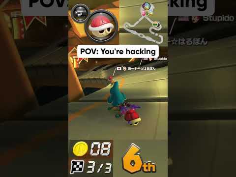 POV: You&#039;re Hacking Bullet Bills in Mario Kart 8 Deluxe