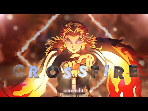 Demon Slayer | Rengoku Kyojuro [ AMV | EDIT ] - Crossfire | 4K
