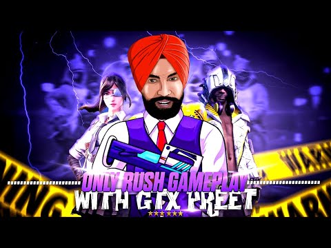 FULL ON RUSH : BGMI LIVE | GTXPREET PUBG LIVE