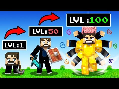 Evolving To MAX LEVEL in Minecraft
