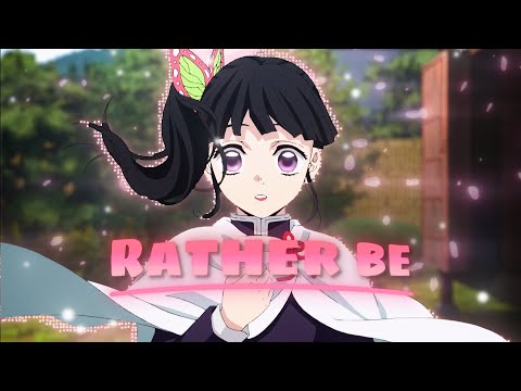 Rather Be 💞| Kanao x Tanjiro - Demon Slayer「AMV/EDIT」