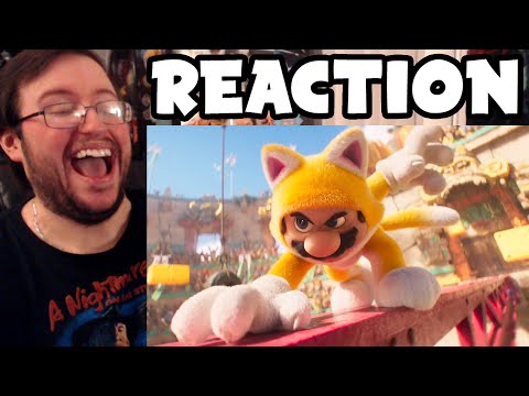 Gor&#039;s &quot;The Super Mario Bros. Movie&quot; Smash TV Spot/Trailer REACTION (Cat Mario! Donkey Kong SPEAKS!)
